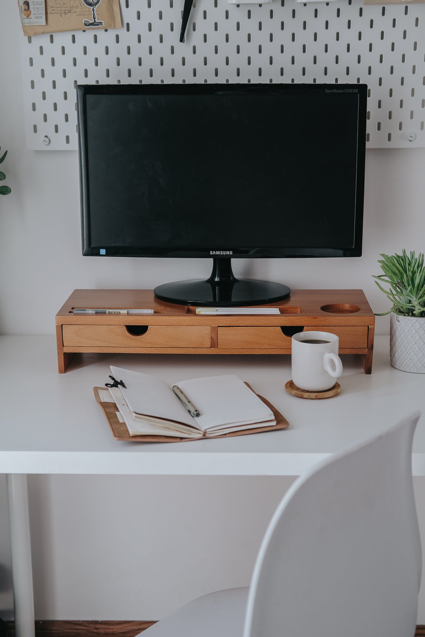 Monitor Riser with Drawers