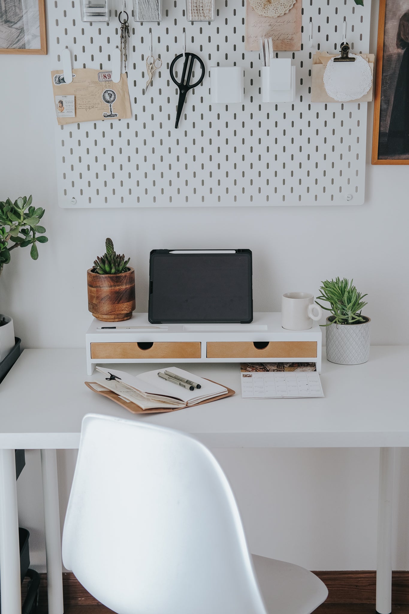 Monitor Riser with Drawers
