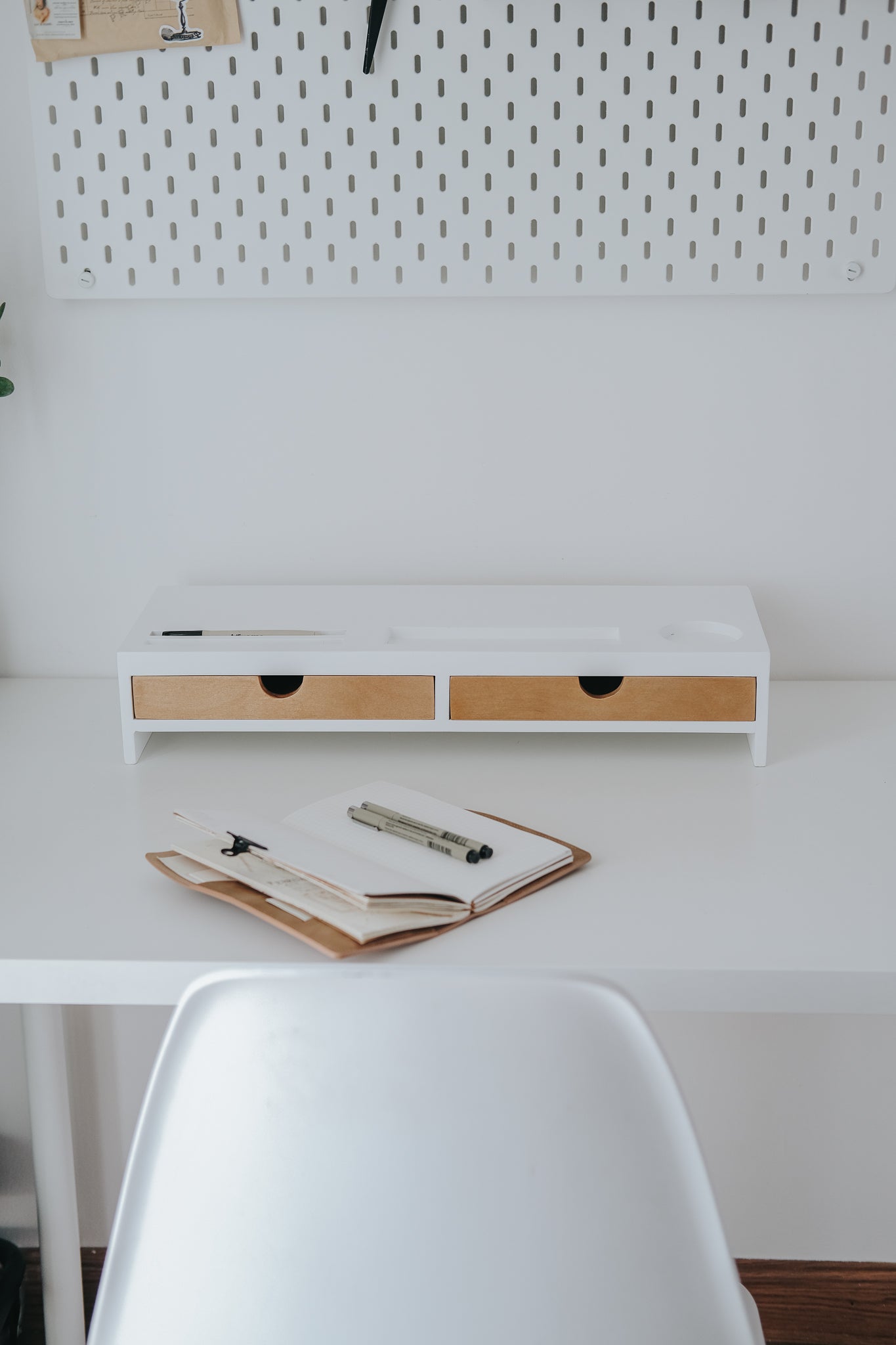 Monitor Riser with Drawers