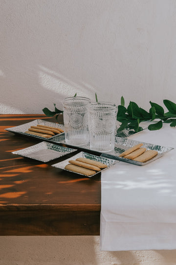 Luxury Silver Coastered Tray