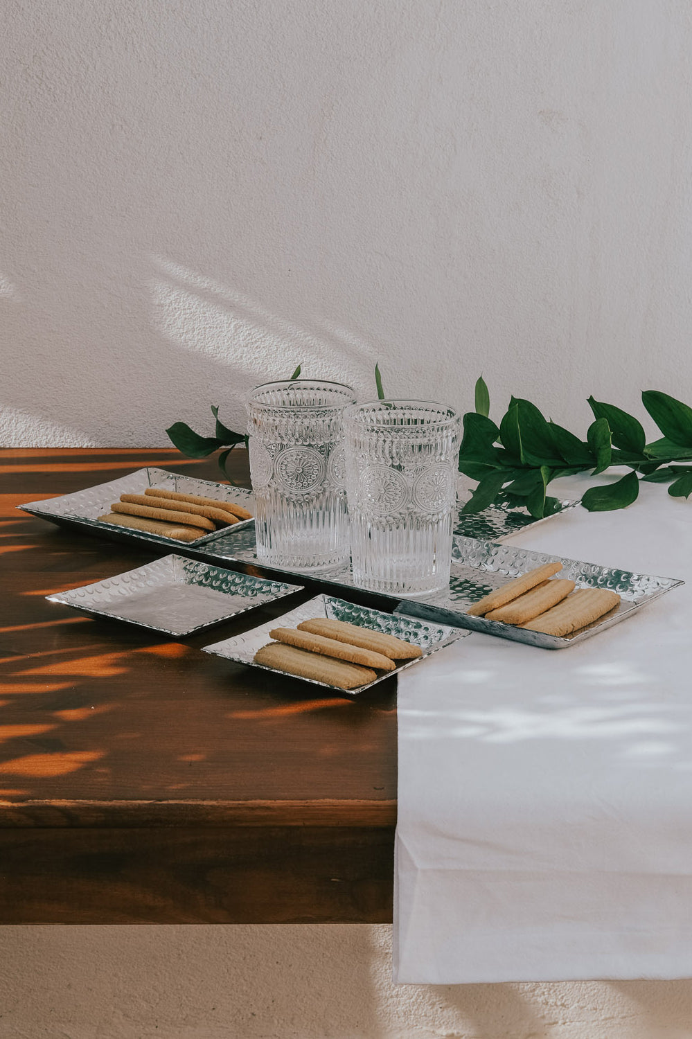 Luxury Silver Coastered Tray