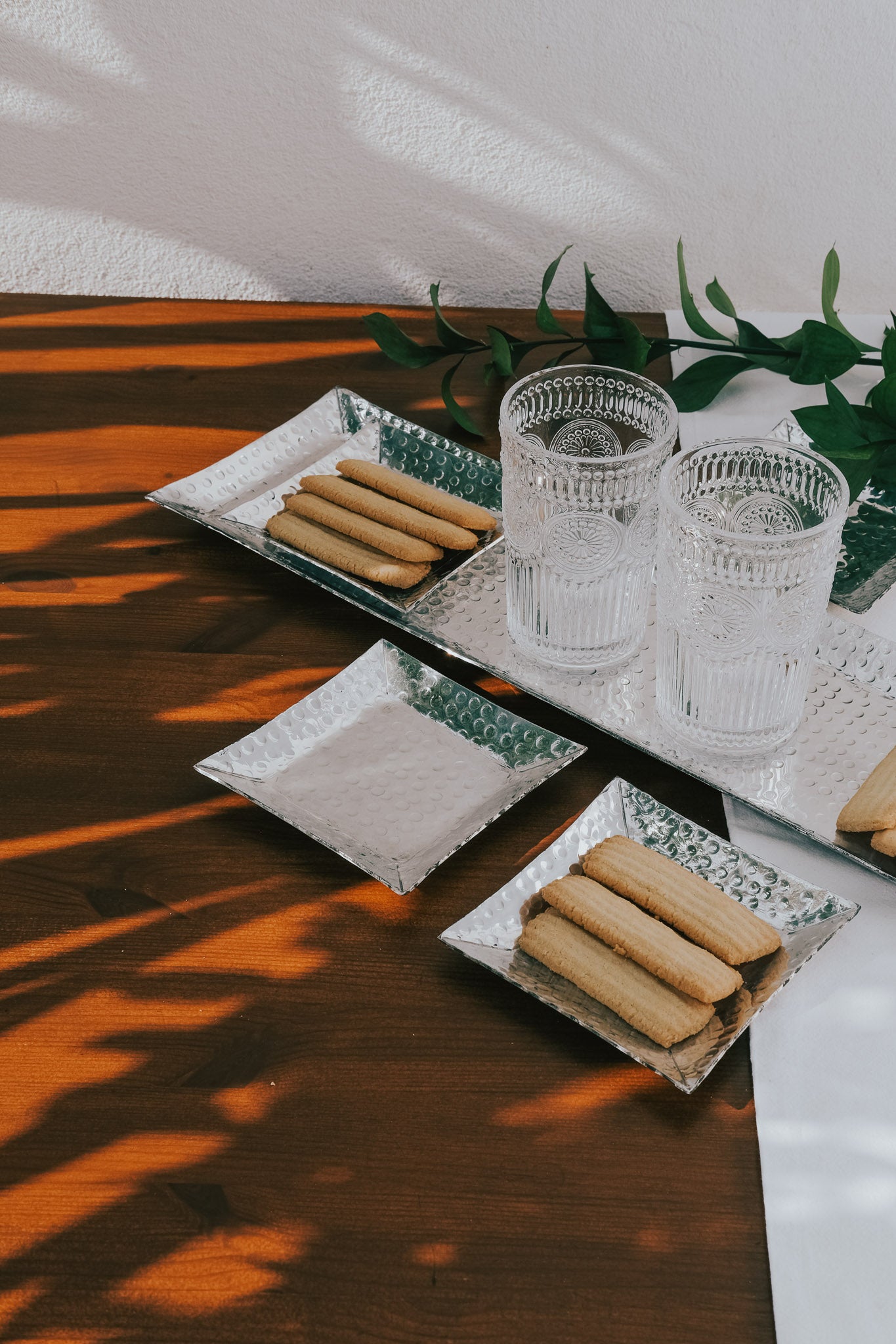 Luxury Silver Coastered Tray
