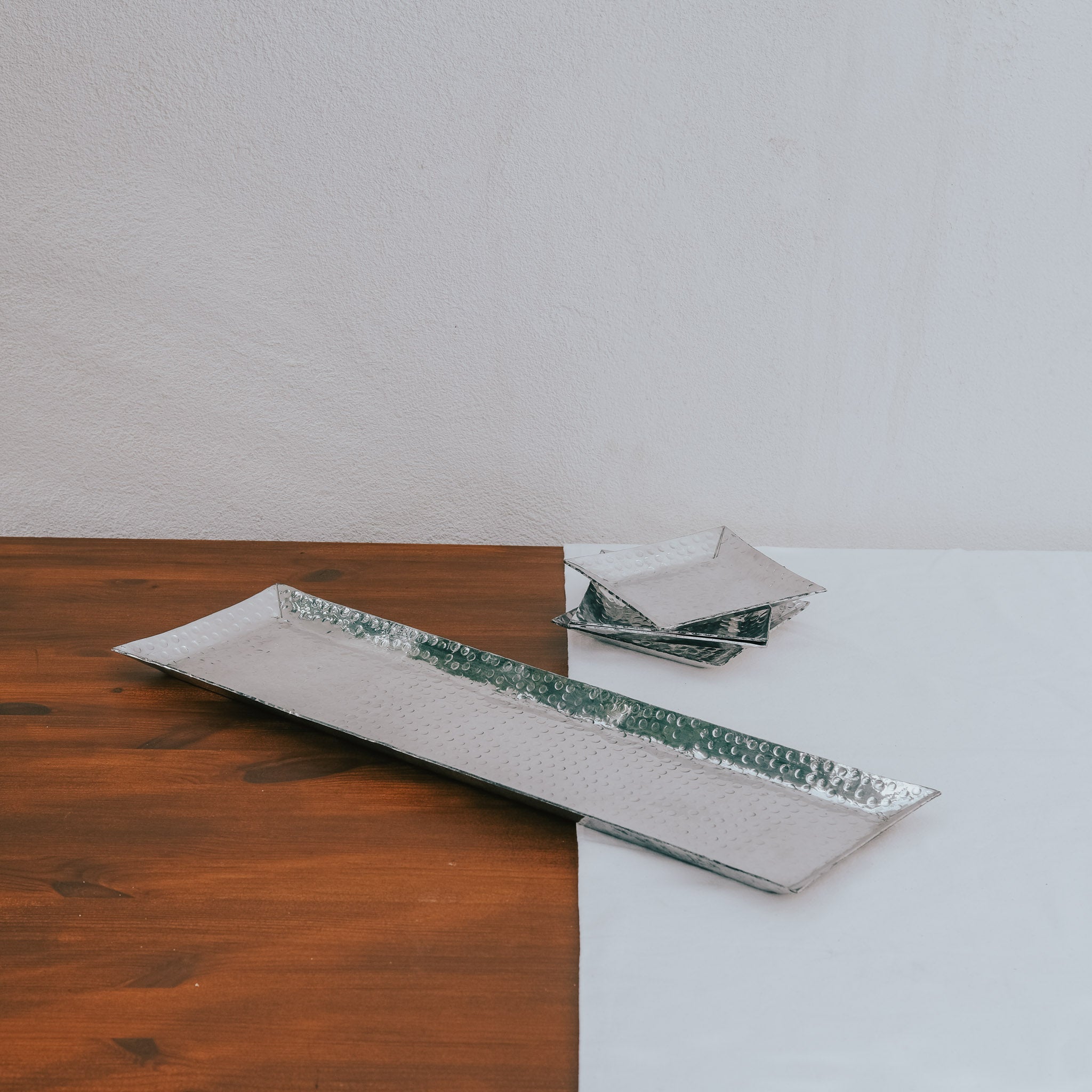 Luxury Silver Coastered Tray