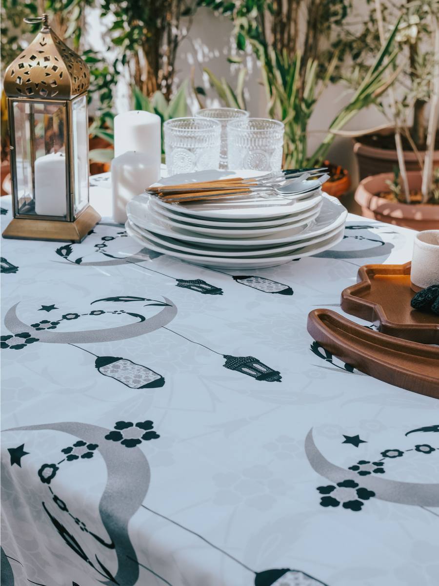 Ramadan Crescents Tablecloth