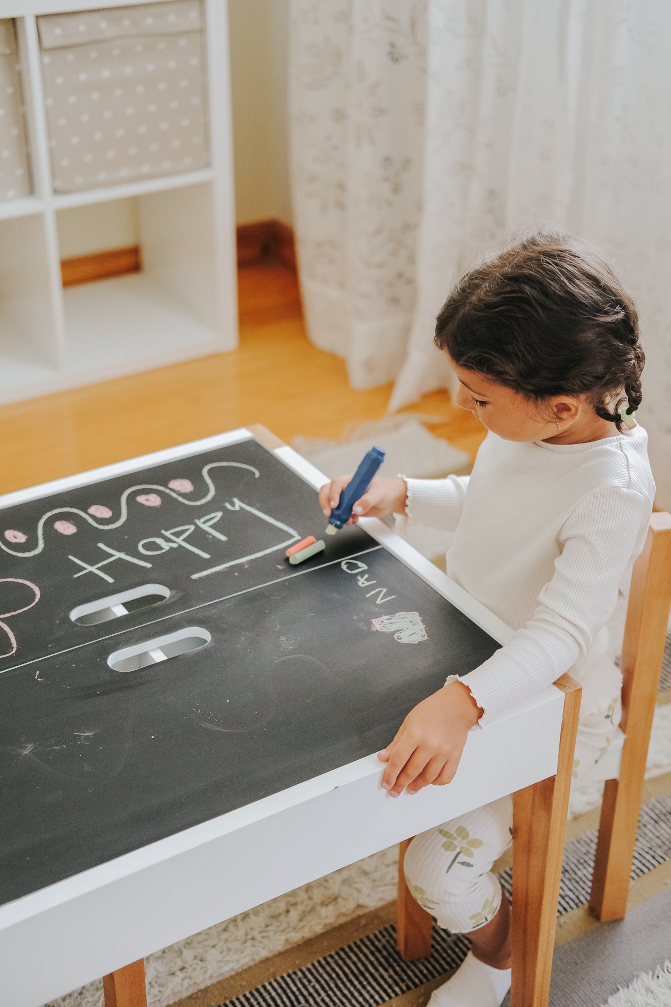 Play and Learn Table and 2 Chairs Set
