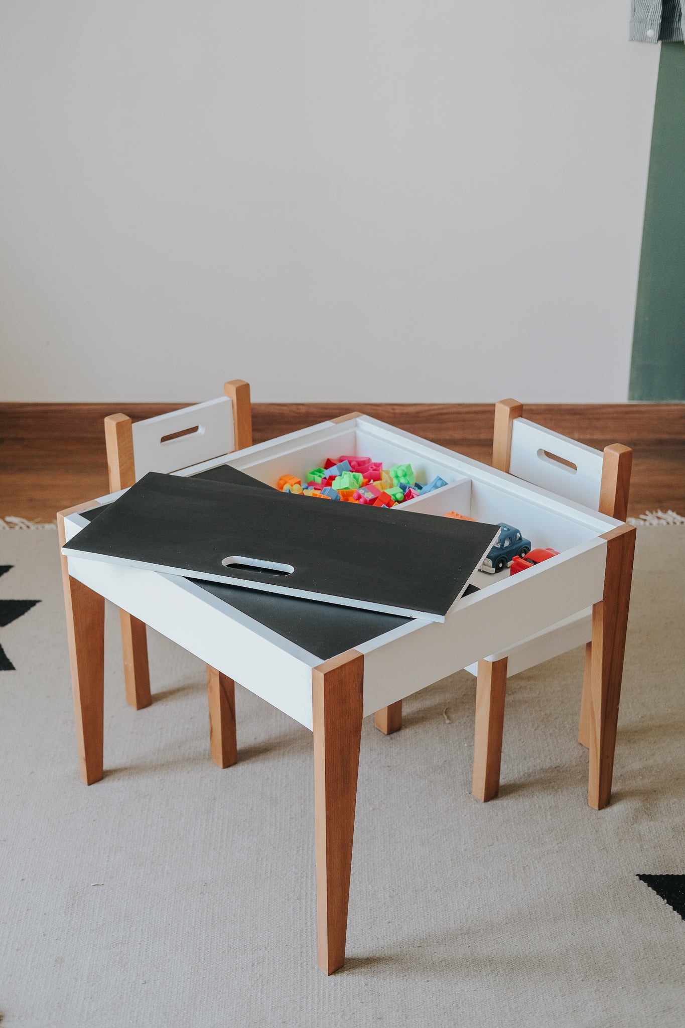 Play and Learn Table and 2 Chairs Set