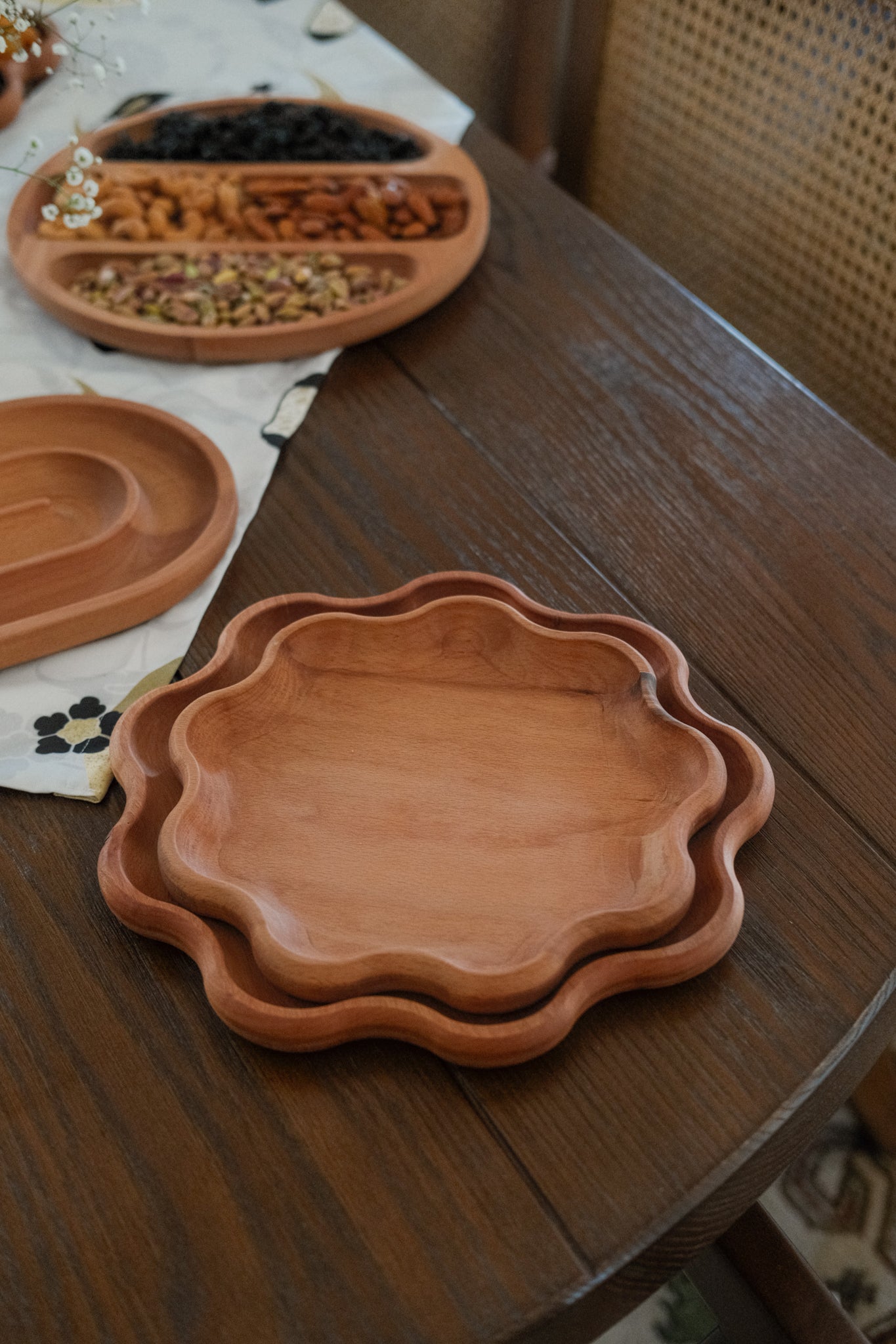 Blossom Set of Platters