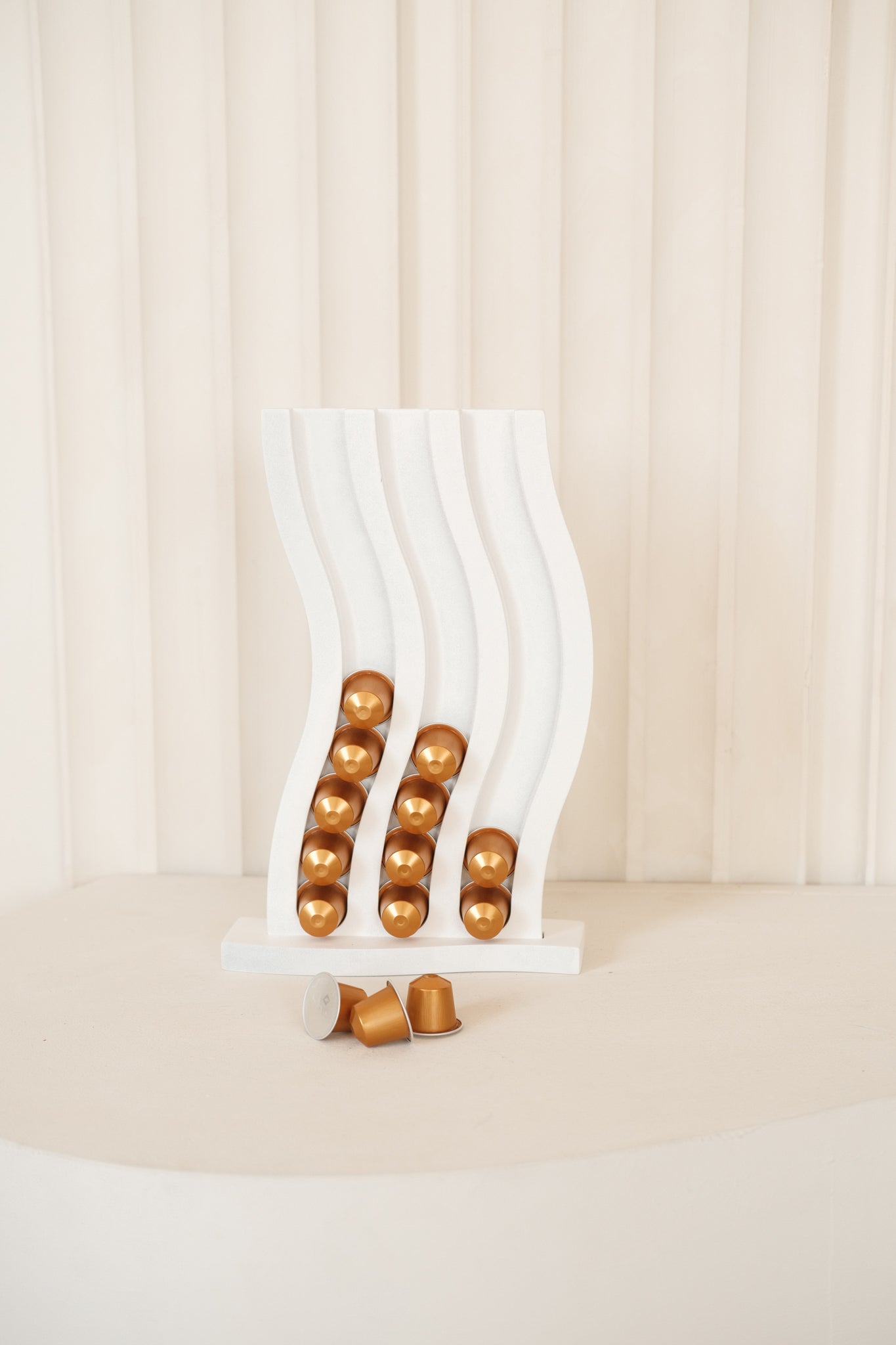 Wavy Capsules Stand - 60 Capsules Holder