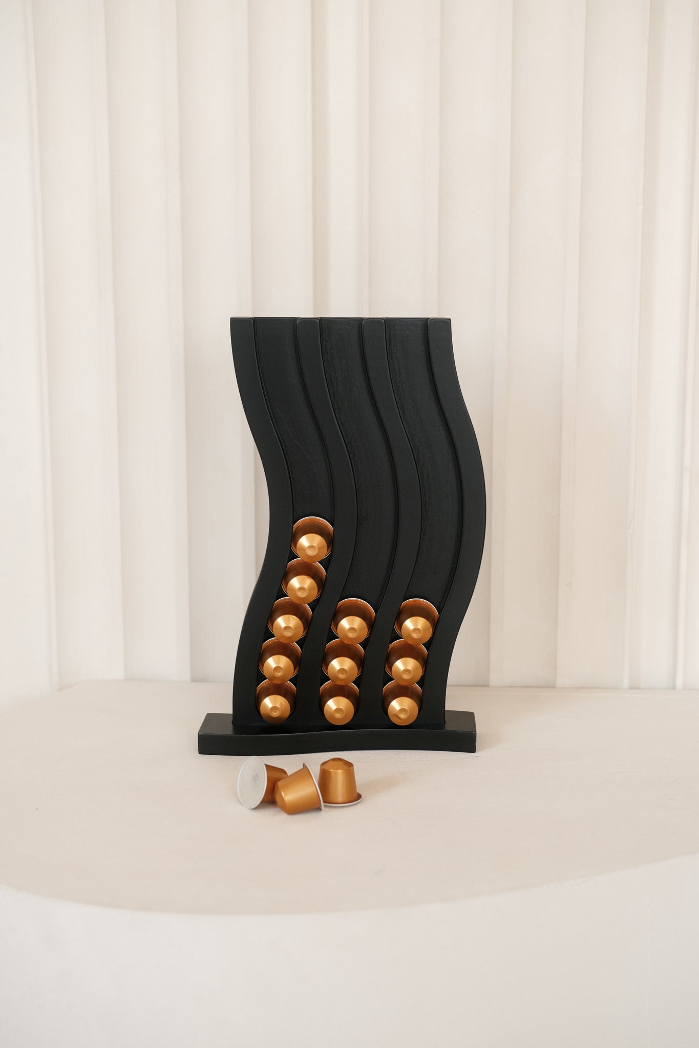 Wavy Capsules Stand - 60 Capsules Holder