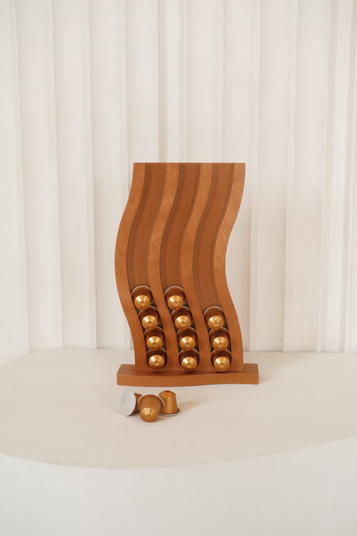 Wavy Capsules Stand - 60 Capsules Holder