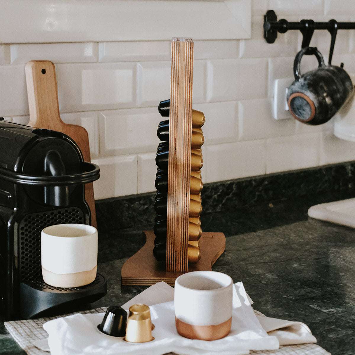 Coffee Capsules Stand - 60 Capsules Holder