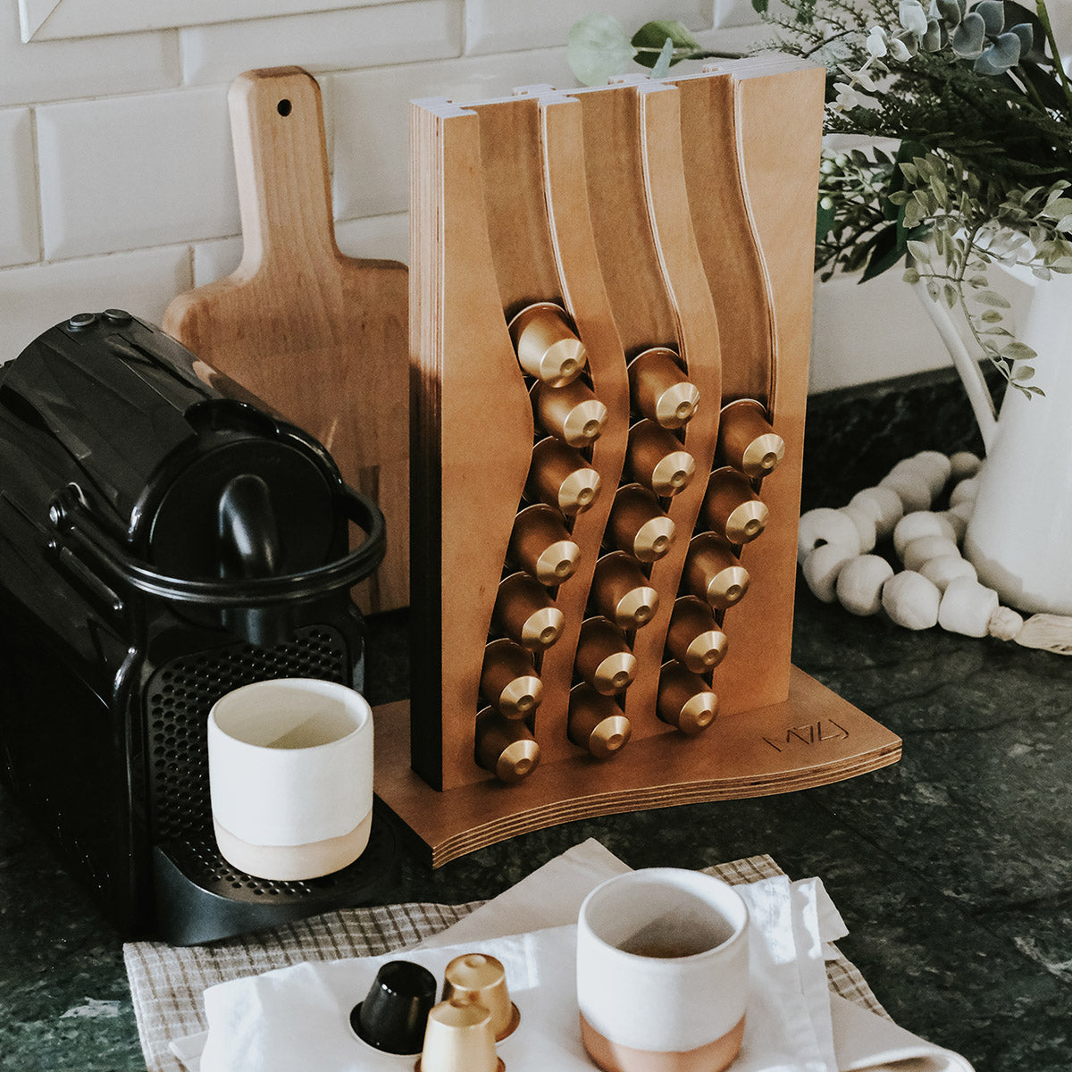 Coffee Capsules Stand - 60 Capsules Holder