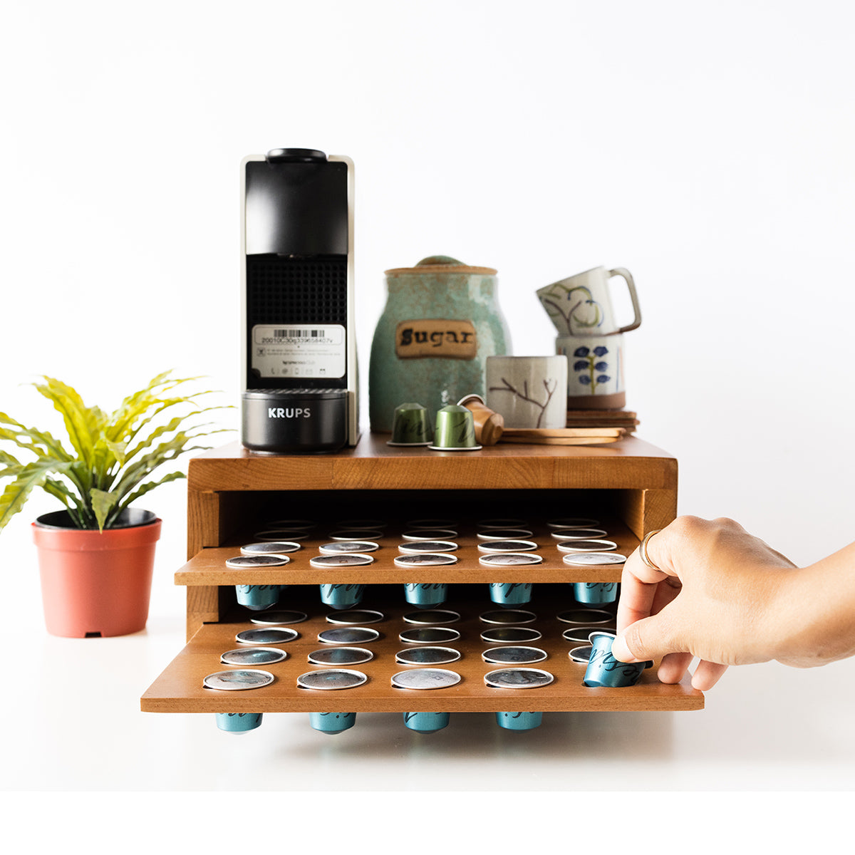 Coffee Capsules Drawer - 40 Capsules