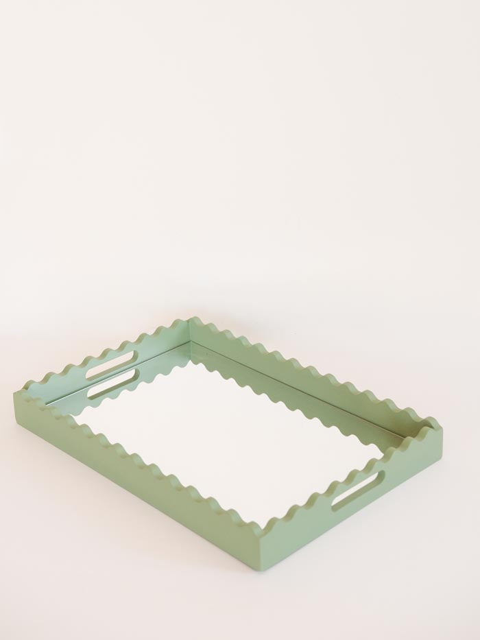 Fine Scallop Serving Tray