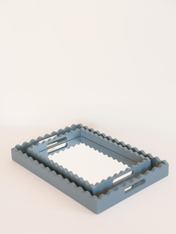 Fine Scallop Serving Tray