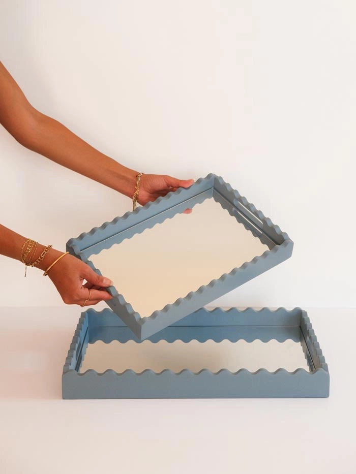 Fine Scallop Serving Tray
