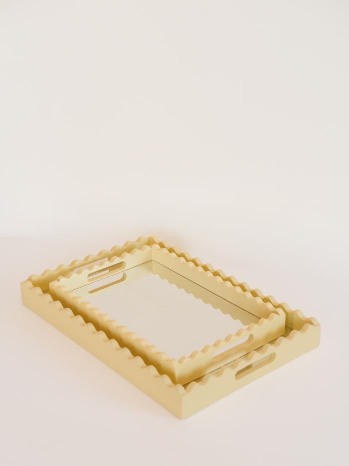 Fine Scallop Serving Tray