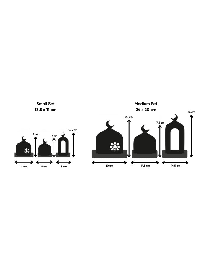 Ramadan Trio - Tabletop Decor