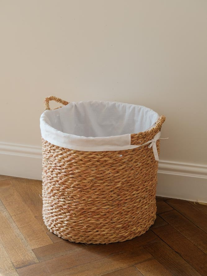 Handwoven Basket with Handles